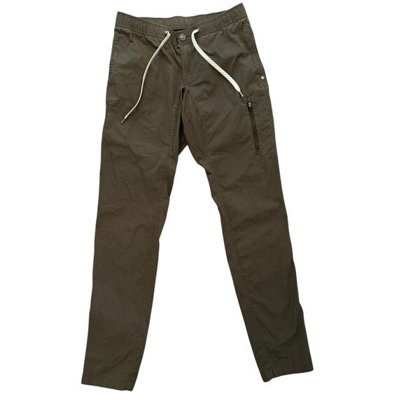 Vuori Pants Mens Small Green Ripstop Climber Drawstring Joggers Outdoor Hiking - Picture 1 of 8